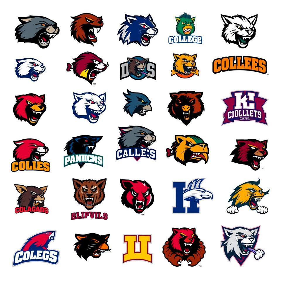 College Mascots Custom Rugs